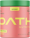 Oath Nutrition Sport Sugar Free Pre-Workout Powder, Melonade Stand, Contains Creatine Monohydrate, Caffeine y Beta Alanine, Pre Workout Powder for Women and Men, 25 Servings