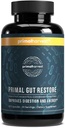 Primal Harvest Restore for Gut Health, Primal Gut Restore w/POSTbióticos, PREbióticos y PRObióticos para Mujeres y Hombres, 60 CT - Digestión, Colon Cleanse, Immunity Support - Helps Leaky Gut Repair