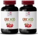 alimentos para reducir el ácido úrico - URIC ACID - cómo bajar el ácido úrico, cómo reducir el ácido úrico, extracto de granada, jugo de cereza de tarta, cápsulas de cereza de tarta, jugo de arándano, suplemento de arándano 2B 120Cap