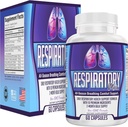 Respiratory Health Supplement 10-in-1 Blend tención 2-Month Bulk Supply ¦ Respiraing Support Suplementos, Vitaminas &amp; Herbs ← Respiratory System Nutritional Support for Strong Lungs ← 60 Capsules