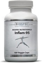 Inflam-95 - Extracto de la raíz de jengibre 2.000 mg, Extracto de la raíz de la acumulación, Extracto de la boswellia Serrata, Extracto de la hoja de nettle, Bioperina - Apoyo saludable respuesta inflamatoria*