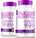 (2 Pack) Ketokandies Cleanse & Detox Capsules, Advanced Internal Cleansing Support for Healthy Weight Loss, All-Natural Formula for Cleanse and Detox, Keto Kandies Pastillas Reviews (120 cápsulas)