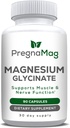 Magnesio Glycinate - Embarazo - 275mg - Magnesio no amortiguado Bisglycinate Muscle, Heart, Nerve, Gut, Bone Support, High Absorption, Diglycinate, Embarazo, Calming, Relajación muscular y recuperación