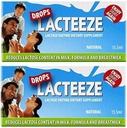 2 pack Lactase Enzyme Lacteeze gotas 15.5 ml Liquid