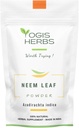 YOGIS HERBS Neem Leaf Powder – Pure Azadirachta Indica for Detoxification, Immune Support, and Clear Skin – 100% Natural Herbal Suplemento