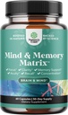 Advanced Brain Supplement for Memory and Focus - Nootropics Brain Support Supplement with Memory and Focus Vitamins for Adults of All Ages - for Brain Fog Clarity Energy and Recall