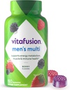 vitafusion Adult Gummy Vitamins for Men, Berry Flavored Men’s Multivitamin Gummy Supplement with Vitamins A, C, D, E, B6, B12, 75 Day Supply, 150 Count