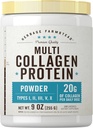 Carlyle Multi Collagen Protein Powder for Women and Men TEN 9 Oz TENED Tipo I, II, III, V, X TENIDO SU Suplemento Premium ANTE Desarrollado ANTE NO GMO Y Gluten Libre Silencio por Herbage Farmstead
