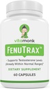 VitaMonk FenuTraxTM Fenugreek Extract Potente 50% Fenugreek Seed Extract Estándarizado para Fenuside - High Furostanol Glycoside y Saponin Content Cuando se compara con Testofen - 60 cápsulas
