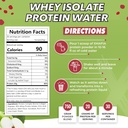 XMafia – Agua Proteína, Polvo Proteína Limpia – 30 Serviciones, 20g Proteína, 27 oz - Hidrator Whey Isolate - 0g Lactose, 0g Sugar, Keto-Friendly - Apple - Iso Juice Protein, Post-Workout