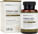 Terraflora Daily Care sinbiótico de probióticos y prebióticos para Mujeres y Hombres 60 ct, Soil Based, Shelf Stable, alergen Friendly Spore Based Supplement Capsules Promote Gut Health by Enviromedica