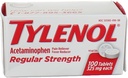 Tylenol Reg Strngth 100'S Tamaño 100ct Tylenol 325 Mg Regular Strength Doin Reliever