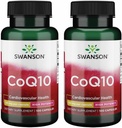 Swanson CoQ10 - Ayuda a promover la salud del corazón, el apoyo energético, " Ayuda a la salud del sistema cardiovascular general - Ayuda a mantener la coenzima Q10 Suplemento - (100 cápsulas, 120 mg cada uno) (2 Pack)