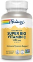 SOLARAY Super Bio Vitamina Buffered C 1000mg, Dos etapas, Timed Release Vitamin C with Bioflavonoids, Immune Support Supplement - High Absorption, Vegan, 60 Day Guarantee, 50 Servings, 100 VegCaps