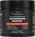 MEN'S PeakPerformance - Testosterone Booster Supplement for Men - Boost Stamina, Muscle Growth, Energy, Strength, Endurance & Drive - Ashwagandha, Tribulus, L-Arginine, Tongkat Ali- 90 Capsules