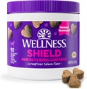 Wellness Salmon Flavored Soft Chew Immune & Alergía Suplementos para perros, 90 Conde