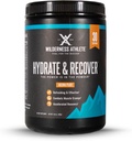 Wilderness Athlete - Hydrate & Recuperar ANTE Liquid Hydration Powder Electrolyte Drink Mix - Recover Faster with Bcaas - Hydrate Powder with 1000mg of Vitamin C - 30 Serving Tub (Arizona Peach)