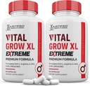 Laboratorios Justificados (2 Pack Vital Grow XL Extreme Pills 1600MG Premium Formula Blend Proprietary para la salud de los hombres 120 cápsulas