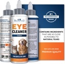All Pets Eye Wash Drops for Relieve Pink Eye, Allergies Symptoms, Infecciones & Runny, Ojos secos - Tratamiento libre de dolor Ayuda a prevenir las abrasiones, las irritaciones " Conjuntivitis