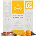 D'AO Laboratorios Armonía Digestiva - Enzimas Digestivos Orgánicos - Herbs tradicionales chinos " Chai Powder - Orange-Chai Flavor - Preerve Harmony Decoction (Bao He Wan) - 15 Servimientos Individuales