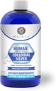 HumanTM by MEINTU Ultra-Pure Colloidal Silver for Natural Immune Support* - 16oz - Economy Refill Size Premium Ionic Silver Hydro Supplement, Safe for Adults, Children, and Pets