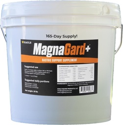 Complemento de soporte gástrico para Caballos con Omega 3s Silenciosos Ulcers, Suplemento de calma, Magnesio &amp; Otros Minerales Vitales TEN Powder, 20lb Bucket, 5-Month Supply confidencialidad por Eagle Equine