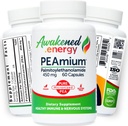 Palmitoylethanolamide 450mg Comfort Mobility Nerves Cognitive & Immune Support - Micronized High Absorption - All Natural Pea - USA Made - No Additives or Excipients – 60 Vegan Capsules Supplement