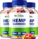 BioHeal Hemp Gummies - con Hemp Seed Extract Bio Heal Hemp Gummies Tinnitus Herbal Supplement, Health and Wellness Support, All Natual Hemp Gummy Advanced Formula (3 Pack - 180 Gummies)