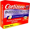 cortizone 10 Maximum Strenght Healing 1% hydrocortisone Anti Itch Cream Dos tubos 20z, Total 4 oz