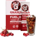 Gnarly Nutrition Fuel2O Electrolyte Powder Packs, Cherry Cola – Electrolyte Solution, Fuel, Replenishment and Recovery – Fuel2O Endurance Nutrition – Cherry Cola, 10-Pack