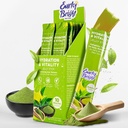 Jelly Sticks - Matcha-Flavored for Better Morning After Drinking, Liver Support " Vitality with Taurine " DHM, Feel Refreshed and Energized, 18gX10ea