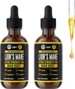 HERBIFY Lions Mane - Lions Mane Mushroom Suplemento- Lions Mane Tincture - Immune Support - Lions Mane Tincture for Memory, Focus & Clarity - Daily Mushroom Suplemento - 2 Fl oz 2 Pack