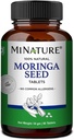 minature Moringa Seed 90 Tablets tención1000 mg sufrimiento 45 Days Supply sufrimiento Vegan Silencio desde India