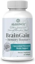BrainGain, Luteolin " Key Ingredients with EVOO. Puede apoyar el cuerpo en la reducción del estrés mientras aumenta la función cognitiva. Los únicos productos de luteolina liposomal que utilizan aceite de oliva.