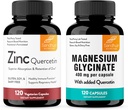 Sandhu's Zinc Quercetin &amp; Magnesium Glycinate Complex with Quercetin Capsules  durable Supports Immune, Muscle Health & Quality Sleep