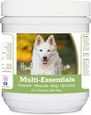 Heridas sanas Pastor alemán, blanco, multi-esenciales Polvo para perros - un suplemento ideal de vitaminas, minerales y antioxidantes para su perro - 8 oz