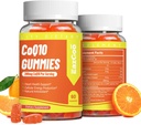 CoQ10 Gummies 200mg, Vegan Supplement for Energy Production, Non-GMO, Gluten Free (120 Gummies)