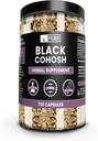Ingredientes originales puros Cohosh negro (730 capsules) No hay magnesio o rifles de arroz, siempre puro, lab verificado