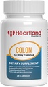 Colon Cleanse Capsules  14-Day Detox ← Gut Health Support for Men and Women ← Advanced Fórmula con Cascara Sagrada, Senna &amp; Psyllium Husk  USA