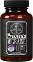 Preventa Migraine Relief Supplement – PA-Free Butterbur, Magnesium, Riboflavin, Feverfew – Daily Headache Prevention – 60 cápsulas