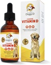 Doggyd Vitamin D3 Liquid for Dogs Cats, 60mL, 60 Cuenta a 1ml Dose