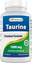 Mejores Naturales Taurine 1000 mg 250 Tabletas - Apoya la Salud Ocular, Actividad Celular Saludable & Salud Cardiovascular