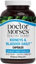 Dr. Morse's Kidney &amp; Bladder Daily Cleanse - Apoyo Urinary Tract Health & Elimination of Lymph - Naturopath Formulated - Cordyceps Mushroom, Juniper Berry, Horsetail Herb - 90 cápsulas