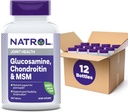 Natrol Glucosamine Chondroitin y MSM Tablets, 150-Count (Pack of 12