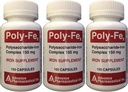 Polysaccharide Iron Complex 150 mg Capsules Iron Suplemento 100 cápsulas por Bottle Pack de 3 Total 300 cápsulas