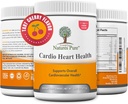 Simplemente Naturalezas Pura - Cardio Heart Health Nitric Oxide Booster Apoyo Suplemento Polvo con L-Arginina 5000 mg, L-Citrulline 1000 mg y Hawthorne Berry, 16.82 onzas - Tart Cherry Flavor