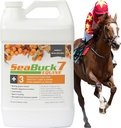 SeaBuck 7 Equine Supplement for Horses with Sea Buckthorn to Improve Horse Health (3-6 Week Supply, 1 Gallon) – Supports Healthy Eating " Digestion, increased Energy/Focus, " Shiny Coats for Horses