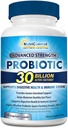30 Billones Probióticos Suplemento Silencio 10 Raras científicamente validadas de Bacillus subtilis " Bacillus coagulans prebiotic Support Optimal Immune " Digestive Health (1 Daily)