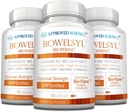 Bowelsyl de Ciencia Aprobada - 360 cápsulas - Soportes GI Tract, Soothes Colon, Restores Nutrients - Alta Absorción - Todo Natural, No GMO