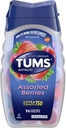 Tums Antacid/Calcium Supplement, Extra Strength 750, Chewable Tablets, Assorted Berries 96 comprimidos por TUMS (versión original)